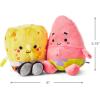 Hallmark Better Together Nickelodeon Magnetic Plush (Spongebob and Patrick) 5.75″ Stuffed Toys, Easter Gifts for Kids(SpongeBob & Patrick)