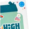 Hallmark Birthday Card for Kids (Monster Truck Sticker)(High Five)