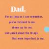 Hallmark Birthday Card to Father (Best Kind of Dad)(My Dad  My Friend)