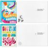 Hallmark Birthday Girl Card Assortment (16 Cards with Envelopes) Roller Skates, Retro, Stars, Pink, Orange