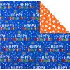 Hallmark Birthday Wrapping Paper Rolls – Balloons, Stars, Cupcakes, Blue Stripes, Solid Red Gift Wrap Paper (Set of 3 Reversible Rolls: 75 sq. ft. ttl.)(Kids Birthday Tri-Pack)