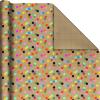 Hallmark Birthday Wrapping Paper Rolls – Flowers, Stripes, Pink, Teal and Black Polka Dots Gift Wrap Paper (Set of 6 Rolls: 180 sq. ft. ttl.)(Polka Dots  Cake  “Happy Birthday”)