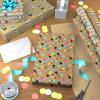 Hallmark Birthday Wrapping Paper Rolls – Flowers, Stripes, Pink, Teal and Black Polka Dots Gift Wrap Paper (Set of 6 Rolls: 180 sq. ft. ttl.)(Polka Dots  Cake  “Happy Birthday”)