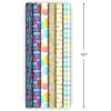 Hallmark Birthday Wrapping Paper Rolls for Wedding, Baby Shower, Easter, All Occasion – Flowers, Balloons, Pastel Plaid Gift Wrap Paper (Set of Assorted 6 Rolls: 180 sq. ft. ttl.)(All Occasions Assortment)