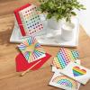 Hallmark Blank Cards Assortment, Rainbow Hearts (24 Cards with Envelopes)