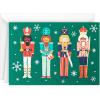 Hallmark Blank Holiday Note Card Assortment (36 Blank Cards and 36 Envelopes) Snowman, Plants, Snowflakes, Retro Trees, Joy(Nutcrackers)