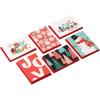 Hallmark Blank Holiday Note Card Assortment (36 Blank Cards and 36 Envelopes) Snowman, Plants, Snowflakes, Retro Trees, Joy(Snowman  Plants  Snoflakes  Retro Trees)