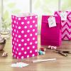 Hallmark Blue Party Favor and Wrapped Treat Bags, Assorted Designs (30 Ct., 10 Each of Chevron, White Dots, Solid) for Birthdays, Baby Showers, School Lunches, Hanukkah, Care Packages, May Day(Pink Chevron  Solid  Polka Dot)