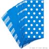 Hallmark Blue Party Favor and Wrapped Treat Bags, Assorted Designs (30 Ct., 10 Each of Chevron, White Dots, Solid) for Birthdays, Baby Showers, School Lunches, Hanukkah, Care Packages, May Day(Blue Chevron  Solid  Polka Dot)