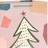 Hallmark Boho Christmas Gift Bag Assortment (8 Bags: 2 Small 6″, 2 Medium 9″, 2 Large 13″, 2 Bottle Bags) in Pastel Pink, Purple, Hunter Green, White Dove, Snowflakes, Trees(Pastel Pink  Purple  Hunter Green)