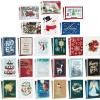 Hallmark Boxed Christmas Card Assortment with Keepsake Box (48 Cards and Envelopes) Angels, Santa, Penguins, New Year, Snowmen, Ornaments(Bulk Card Assortment Box)