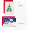 Hallmark Boxed Christmas Cards Assortment, Cardinals and Snowy Barn (40 Cards and Envelopes)(Cozy Christmas)