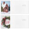 Hallmark Boxed Christmas Cards Assortment, Festive Foil (40 Cards and Envelopes)(Snowman  Wreath  Gingerbread)