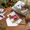 Hallmark Boxed Christmas Cards Assortment, Festive Foil (40 Cards and Envelopes)(Snowman  Wreath  Gingerbread)