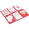 Hallmark Boxed Christmas Cards Assortment, Gold Foil Classic (6 Designs, 36 Cards with Envelopes)(Valentine Heart Design Card Assortment)