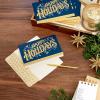 Hallmark Boxed Christmas Cards, Season to be Grateful (16 Cards and 17 Envelopes)(Blue and Gold)