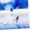 Hallmark Boxed Holiday Cards, Ice Skating (40 Cards with Envelopes)