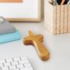 Hallmark Boxed Holy Land Olive Wood Comfort Cross, 4.3″, Easter Basket Stuffers