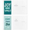 Hallmark Boxed Religious Christmas Cards Assortment, Christmas Blessings (6 Designs, 24 Cards with Envelopes)(Blue Green Peace Holiday Money Holder Assortment)