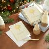 Hallmark Boxed Religious Christmas Cards, Gold Foil Star (40 Cards and 40 Envelopes) Holy Season Blessings