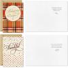 Hallmark Bulk Thanksgiving Cards Assortment (72 Cards with Envelopes) Stripes, Leaves, Plaid(Classic Thanksgiving Stripes Leaves and Plaid)