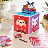 Hallmark Cats and Dogs Valentines Day Cards and Mailbox for Kids School Classroom Exchange (1 Box, 32 Valentine Cards, 1 Teacher Card)(Cats and Dogs  Pop Up Box)