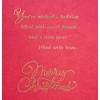 Hallmark Christmas Card for Mom and Dad (Red Foil Tree)(Red Foil Tree)