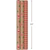 Hallmark Christmas Wrapping Paper Rolls – Minimalist Brown Kraft Trees, Antlers, Snowflakes Gift Wrap Paper (3 Rolls: 90 sq. ft. ttl.) for Holiday Parties, Hanukkah, Winter Weddings(Santas  Trees  Stripes)