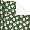Hallmark Christmas Wrapping Paper Rolls – Solid Red, Green, Gold Metallic Foil Gift Wrap Paper (Set of 3 Rolls: 60 sq. ft. ttl.) for Holiday Parties, Hanukkah, Winter Weddings(Santa  Red Plaid)