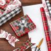 Hallmark Christmas Wrapping Paper Rolls, Holiday Plaid (3-Pack: 120 Sq. Ft. Ttl) Red Toile, Black Buffalo Check, Plaid for Christmas, Birthdays, Weddings, Crafts(Red Toile  Black Buffalo Check  Plaid)