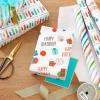 Hallmark Colorful Wrapping Paper Bundle with Cutlines on Reverse (6 Rolls: 110 Square Feet Total) Llamas, Zebras, Cupcakes, Holographic Stripes, Polka Dots for Birthdays, Kids Parties, Back to School(Stripes  Polka Dots  Grid  Birthday Candles)
