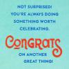 Hallmark Congratulations Card for Graduation (Something Worth Celebrating)(Something Worth Celebrating)