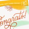Hallmark Congratulations Gift Card Greeting (Great Reason to Celebrate) Add a Digital Gift Card for Graduations, Promotions(Congratulations)