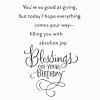 Hallmark DaySpring Religious Birthday Card (Blessings On Your Birthday)(Blessings On Your Birthday)