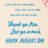 Hallmark DaySpring Religious Mother’s Day Card for Mom (Kindness, Beauty, Grace, Love)(Claim Your Joy)