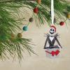 Hallmark Disney Tim Burton’s The Nightmare Before Christmas Jack Skellington and Zero Christmas Ornament(Jack Skellington)