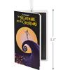 Hallmark Disney Tim Burton’s The Nightmare Before Christmas Jack Skellington and Zero Christmas Ornament(VHS)