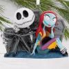 Hallmark Disney Tim Burton’s The Nightmare Before Christmas Jack and Sally with Tombstones Christmas Ornament, Gifts for Disney Fans