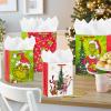 Hallmark Dr. Seuss Grinch Christmas Gift Bag Bundle for Kids (4 Bags: 2 Medium 9″, 2 Large 13″) Cindy Lou Who, Max the Dog, Red and Green Snowflakes(Grinch)