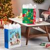 Hallmark Dr. Seuss Grinch Wrapping Paper for Kids (3 Rolls: 105 Sq. Ft. Ttl) for Christmas with Blue Tiles, White Snowflakes, Cindy Lou Who, Max(Gift Bags)