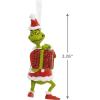 Hallmark Dr. Seuss How The Grinch Stole Christmas! Grinch with Present Christmas Ornament