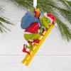 Hallmark Dr. Seuss’s How The Grinch Stole Christmas! Grinch on Ladder Christmas Ornament, Christmas Movie Gifts