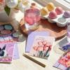 Hallmark Easter Card Pack (24 Notecards with Envelopes, 4 Designs) Pink Tulips, Pastel Eggs, Easter Bunny(Tulips  Eggs  Easter Bunny)