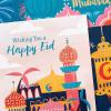 Hallmark Eid Cards Assortment, Eid Mubarak (16 Cards with Envelopes)