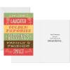 Hallmark Elegant Thanksgiving Cards (4 Cards with Envelopes, Single Design) Turkey(Thankful)