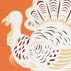 Hallmark Elegant Thanksgiving Cards (4 Cards with Envelopes, Single Design) Turkey(Turkey)