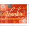 Hallmark Fall Floral Thank You Note Card Assortment (50 Cards with Envelopes) for Weddings, Teachers, Clergy, Bosses, Thanksgiving