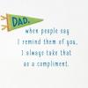 Hallmark Fathers Day Card for Dad from Daughter with Removable Magnet (Like Father, Like Daughter)(Like Father Like Daughter  Removable Magnet)
