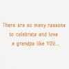 Hallmark Father’s Day Card for Grandpa (So Many Reasons to Celebrate You)(Grandpa  Celebrate and Love You)