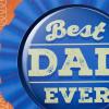 Hallmark Father’s Day Card with Removable Badge (Best Dad Ever) or Birthday Card for Dad(Best Dad Ever  Removable Pin)
